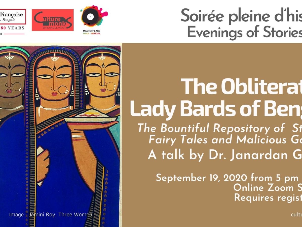 The Obliterated Lady Bards of Bengal:  A talk about the women storytellers of Bengal from the ancient times