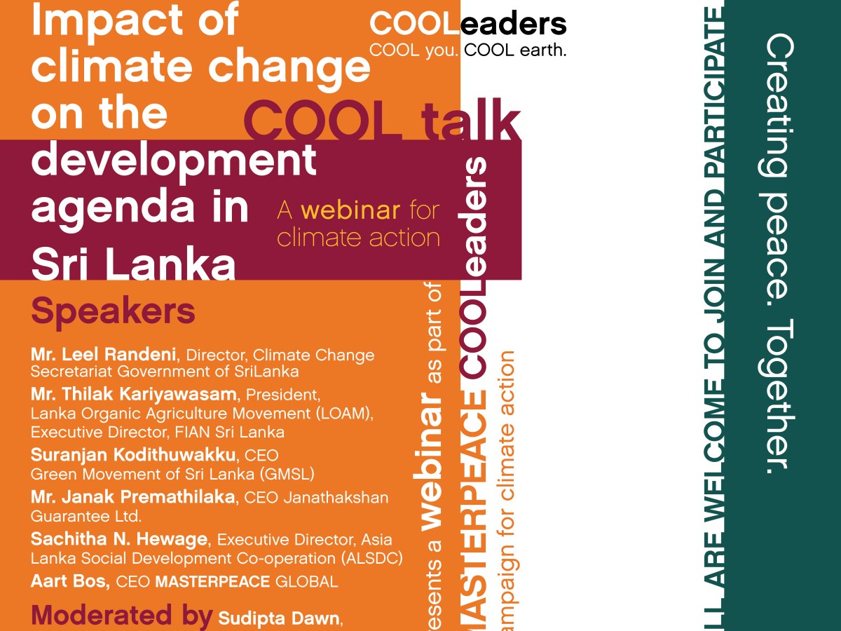COOLtalk Sri Lanka presents “The impact of climate change on the development agenda in Sri Lanka and urgent measures needed to address this crisis”
